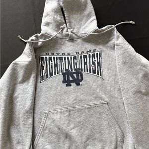 Champion Gray Notre Dame Fighting Irish Crewneck Hoodie Men’s Large